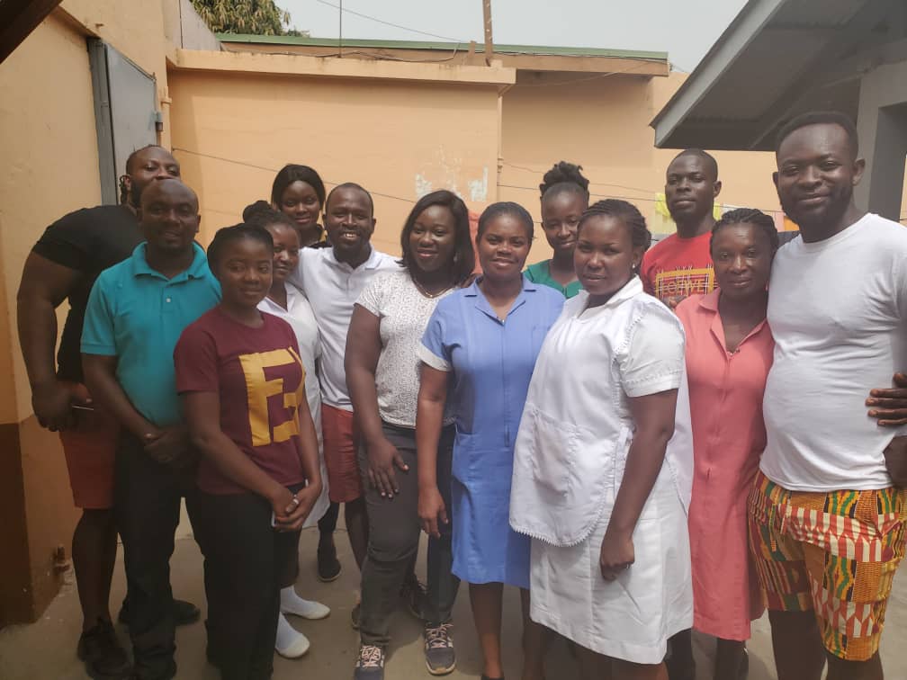 Donation to staff and patients of Accra Psychiatric Hospital