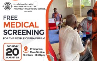Free Medical Health Screening  for the people of Prampram